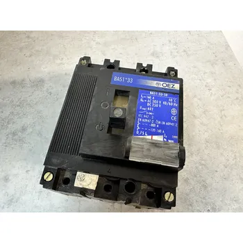 modulární přístroj a rozvaděč OEZ Jistič hlavní Deon OEZ Letohrad třífázový BA511-33 50A 63A 100A před elektroměr Varianta: BA511*33 160A (120-160A)