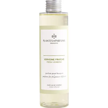 Aroma difuzér PLANTES & PARFUMS de Provence PLANTES ET PARFUMS Nahradní náplň pro parfém do interiéru s tyčinkami Verveine Fraiche (Svěží verbena) 200ml