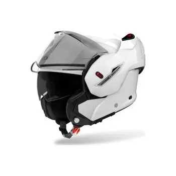 Helma na motorku Překlopná přilba AIROH MATHISSE 2 Color P/J bílá lesklá - XS(53-54)