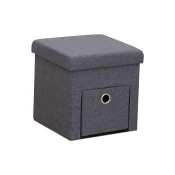 Taburet Taburet s úložným prostorem SETIN šedá