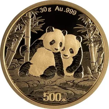 Zlatá mince 500 Yuan China Panda 30g 2026