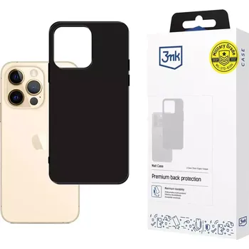 Pouzdro na mobilní telefon 3MK Obal iPhone 13 Pro Max Matt case černý