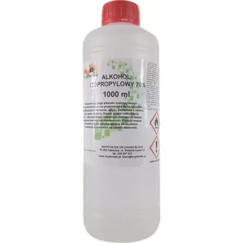 Čistý isopropylalkohol 70% primární 1000 ml s uzávěrem