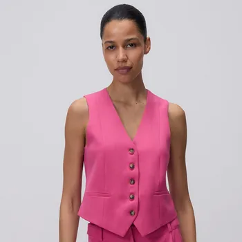 Reserved - Vesta s příměsí viskózy - svítivě růžová - YS562-42X - YS562-42X-M