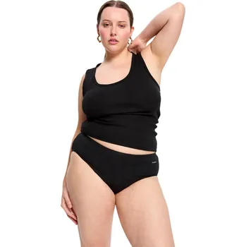 Menstruační kalhotky Menstruační kalhotky Modibodi Basic Mid-Rise Brief Super-Overnight (BSMBSOBLAW) XS