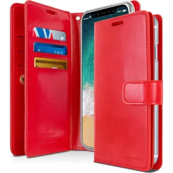 Pouzdro na mobilní telefon Mercury Knížkové pouzdro na iPhone 12 mini - Mercury, Mansoor Diary Red