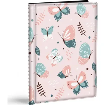 Módní doplněk Obal na doklady TIPO L mix-3C+3P Motýli a květiny