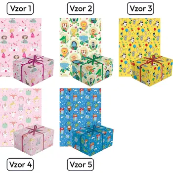 Papír Papír 0,7 x 2 m PAW NEUTRAL 7 Vzor 5