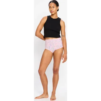 Menstruační kalhotky Menstruační kalhotky Modibodi Classic Full Brief Moderate Flore Pink (FLFBMHFLPW) XXL