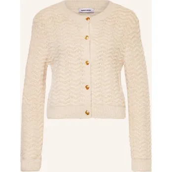 Dámský svetr More & More Dámský Pletený Kardigan, režná / krémová, 46