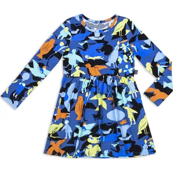 Dívčí šaty Wouki Dětské šaty Himawari - Super blue