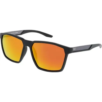 Sluneční brýle HIS 67102S černá mat, čočka oranžová zrcadlo polarizovaná 2