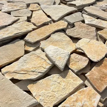 Přírodní kámen Přírodní vápenec Marina Trani – nepravidelné tvary, tl. 10–20 mm, povrch NATURAL (Obklad tl. 10-20 mm, rozměr 10-40 cm)