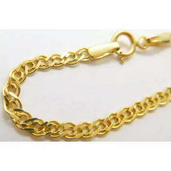 Řetízek Klenoty Budín Mohutný unisex zlatý řetízek ze žlutého zlata 50cm 585/4,33gr HK6280 (Klenoty Budín Mohutný unisex zlatý řetízek ze žlutého zlata 50cm 585/4,33gr HK6280)