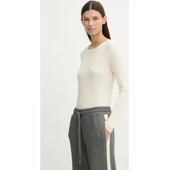 Tričko s dlouhým rukávem Marc O'Polo 600207852063 béžová 80X, vel. S