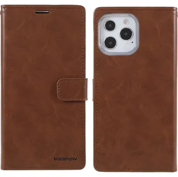 Pouzdro na mobilní telefon Mercury Ochranné pouzdro pro iPhone 13 Pro - Mercury, Bluemoon Diary Brown