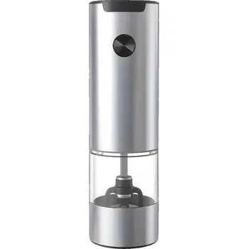 Mlýnek na koření Verk 07230 Elektrický mlýnek na pepř nebo sůl stříbrný