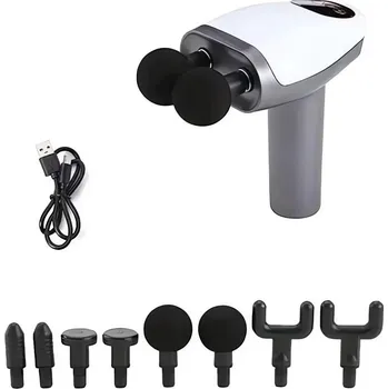 Masážní přístroj Verk 24523 Masážní pistole SL-921, 8 nástavců