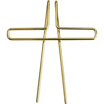 Držák listů učebnice nebo not - zlatá barva