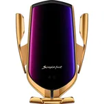 Verk 06214 Bezdrátová nabíječka, držák do auta, zlatý