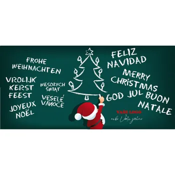 Novoročenka 60 – Santa u školní tabule