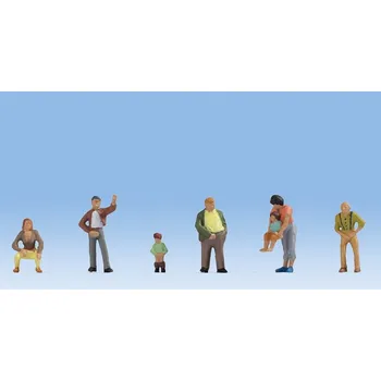 Modelová železnice Postavičky čůrající H0 - Noch 15561 (Figurky H0 1:87)