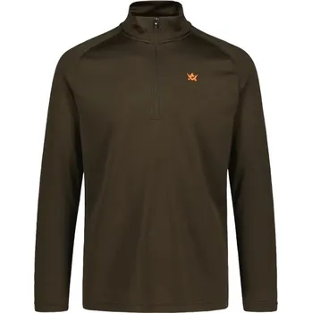 Pánská móda Alaska 1795 Pánské technické tričko s vysokým límcem Alaska CoolDry - Brown Velikost: 3XL