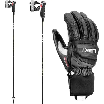 Sjezdová hůlka Set LEKI Carbon 12 3D & Griffin Pro 3D