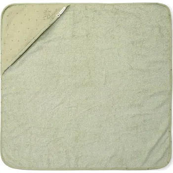 Little Dutch Osuška s kapucí 100x100 Pure Sage