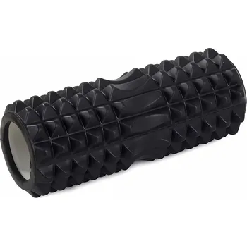Pěnový válec Verk 14286 Jóga pěnový válec s masážními výstupky černá
