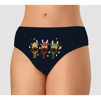 Kalhotky Dámské kalhotky - ANDRIE PS 1070, tmavě modrá Barva: Tmavě modrá, Velikost: 38/40-M