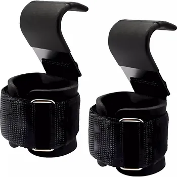 APT FT47 Fitness háky na mrtvé tahy černé 2 ks