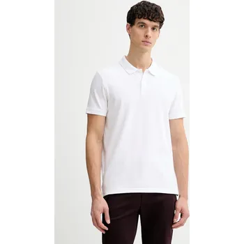 Pánské tričko Polo tričko Calvin Klein LV04LC254G bílá 00X, vel. M