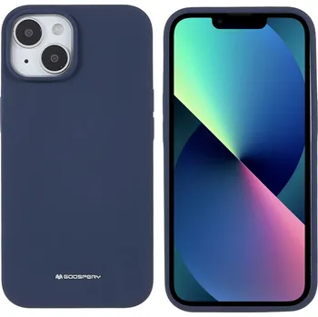 Pouzdro na mobilní telefon Mercury Ochranný kryt na iPhone 15 - Mercury, Silicone Navy