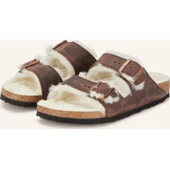 Dámská obuv Birkenstock Dámské Pantofle Arizona, tmavě hnědá / režná, 39