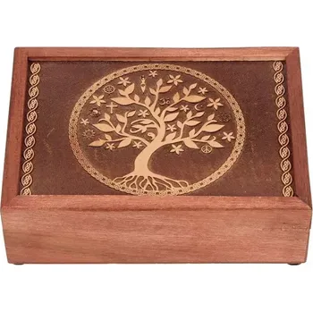 Šperkovnice Šperkovnice dřevěná 17 x 12 cm Strom života
