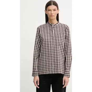 Pánská košile Bavlněná košile Marc O'Polo 511111042519 burgundské 83X, vel. 38