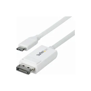 Kabel do PC StarTech.com 6.6ft (2m) USB C to DisplayPort 1.2 Cable, Bidirectional - Kabel DisplayPort - 24 pin USB-C (M) do DisplayPort (M) - Displayport 1.2/Thunderbolt - 1.9 m - aktivní, dvousmerný, podpora 4K6