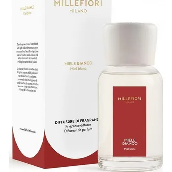 Drogerie Millefiori Milano Aroma difuzér Miele Bianco, 250 ml, červená