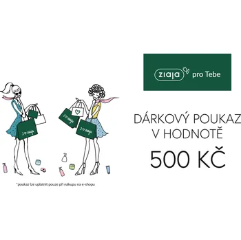 Dárkový potravinový koš Ziaja dárkový poukaz 500Kč 500 Kč