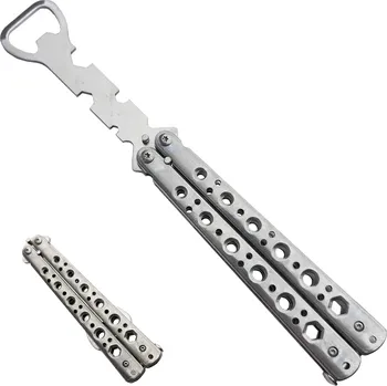 Bojový nůž Chladné Zbraně Motýlek "TRENINK BALISONG - OPENER" tupý