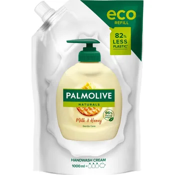 Mýdlo Palmolive Naturals Milk & Honey tekuté mýdlo náhradní náplň 1000 ml