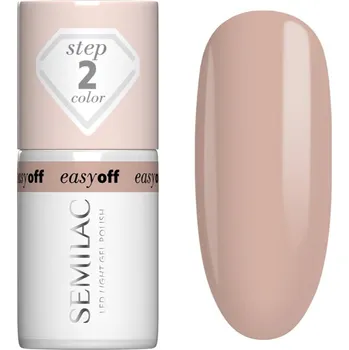 Přípravek na nehty Semilac Easy Off Step 2 gelový lak na nehty s použitím UV/LED lampy odstín Caffe Frappe 7 ml