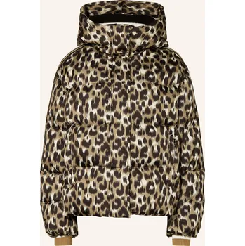 Dámská bunda Fusalp Dámská Peříčková Lyžařská Bunda Ada Leopard, hnědá /...