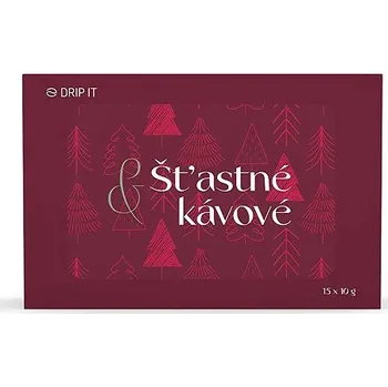 Káva Drip it Vánoční edice kávy ve filtru 15 × 10 g – Brazil