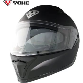 Helma na motorku Helma Yohe 985 SV Solid - matná černá Velikost: XL