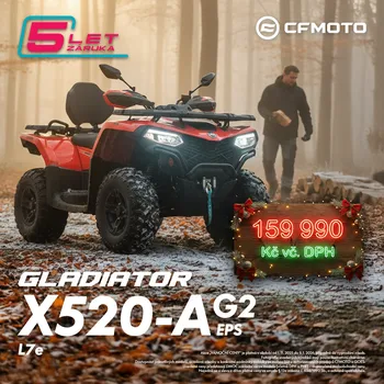 Auto-moto CFMOTO Gladiator X520-A EPS E5+ (Gen.2) Barva: Zelená