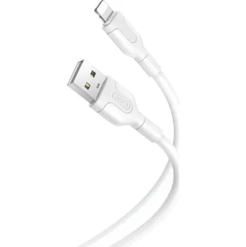 Datový kabel XO kabel NB212 USB - Lightning 2,1A bílý 1.0 m
