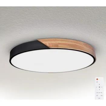 Brilagi - LED Stmívat. svítidlo PILANA LED/60W/230V dub/černá pr. 58,5 cm + DO