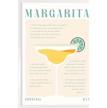 Nástěnná dekorace home & lifestyle Margarita Recipy 15.41.201.24063 vícebarevná MLC